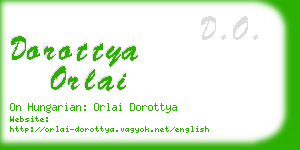 dorottya orlai business card